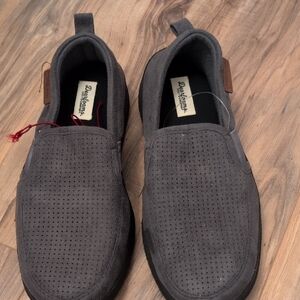 Dearforms Men's Gray Slip-On Shoes Sz 6-7